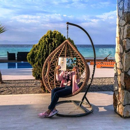 Vaso Beach Front Villa Ialysos  Bagian luar foto
