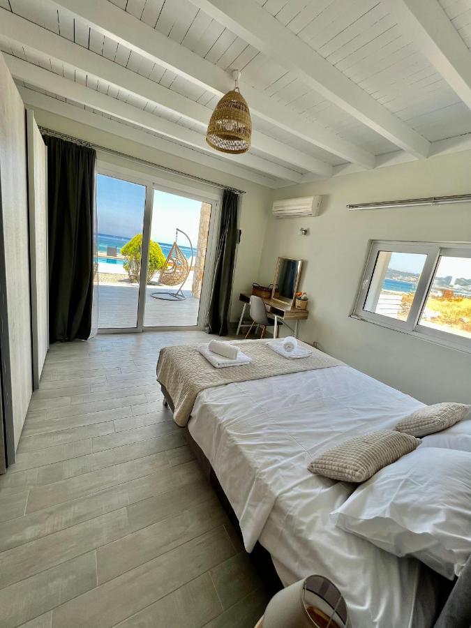 Vaso Beach Front Villa Ialysos  Bagian luar foto